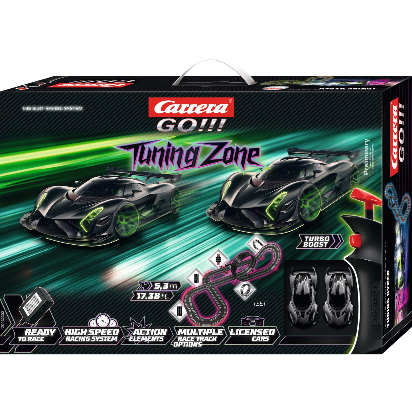 GO!!! Tuning Zone, Rennbahn