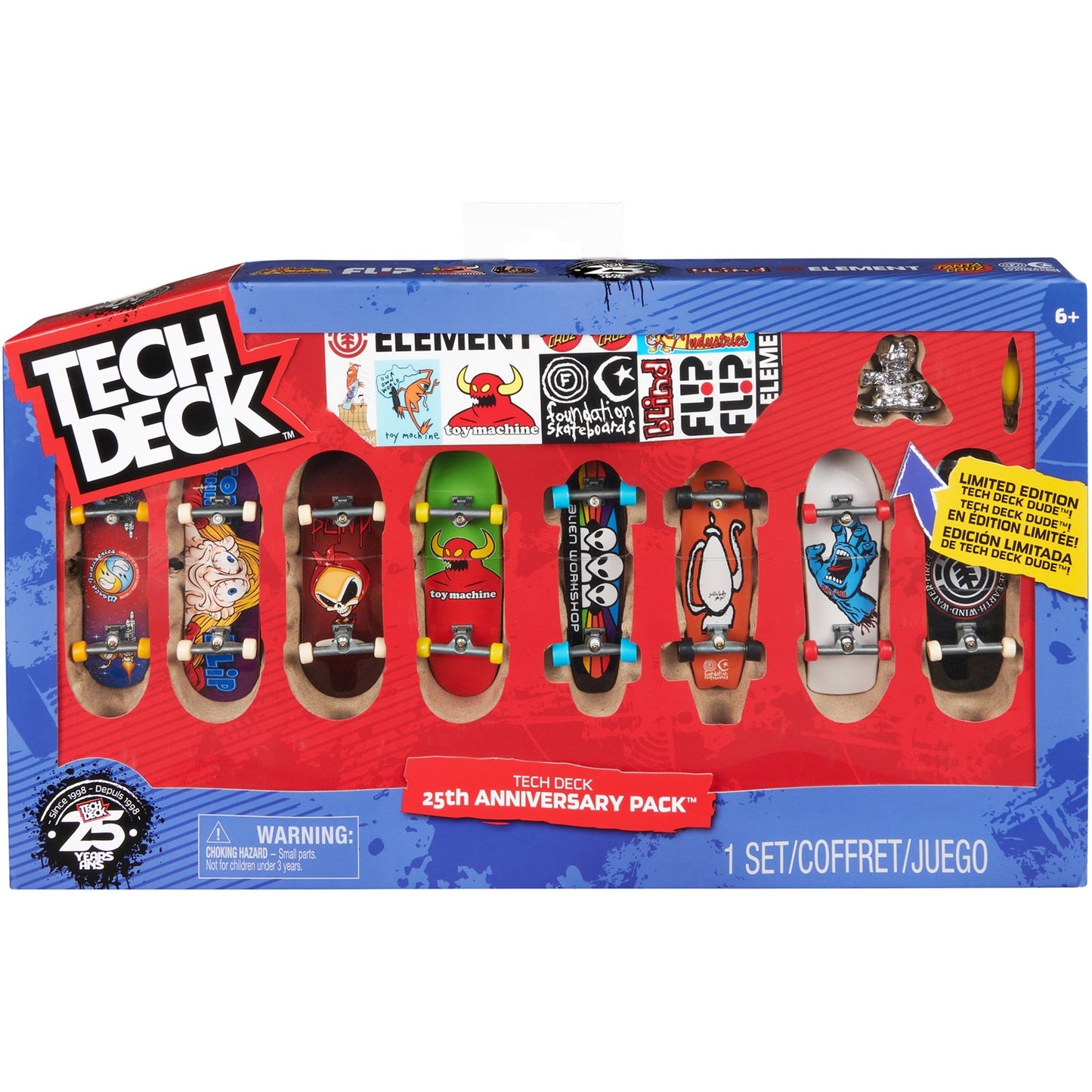 Spin Master Tech Deck - 25th Anniversary Pack, Spielfahrzeug