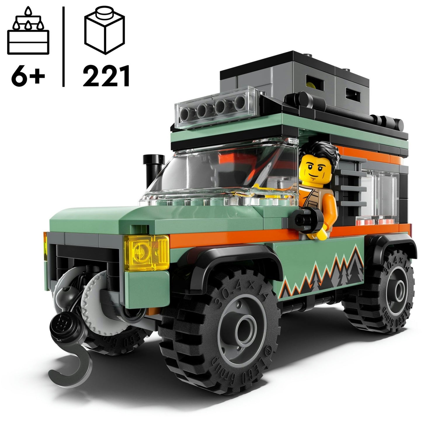 60447 City Offroad Geländewagen, Konstruktionsspielzeug