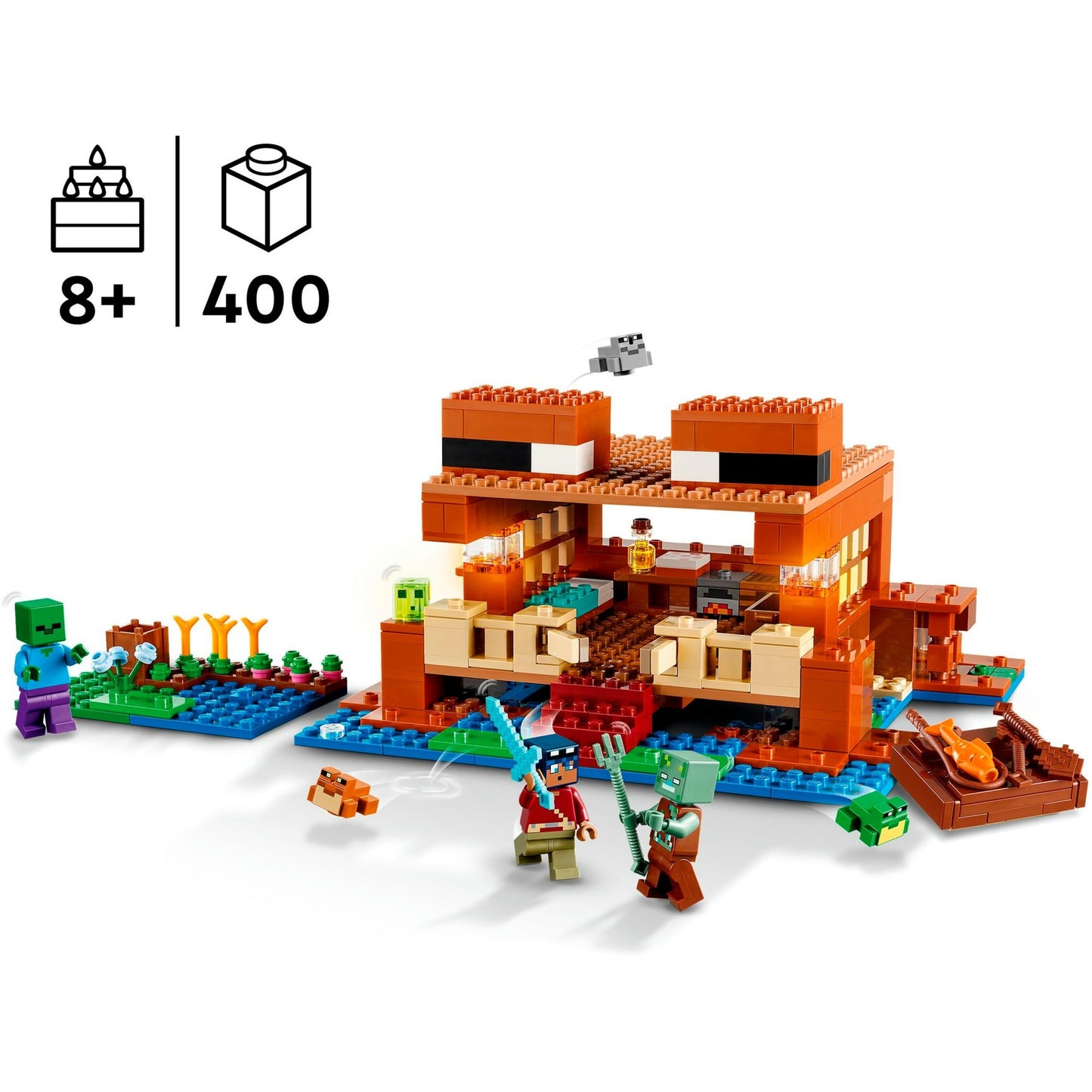 LEGO 21256 Minecraft Das Froschhaus, Konstruktionsspielzeug