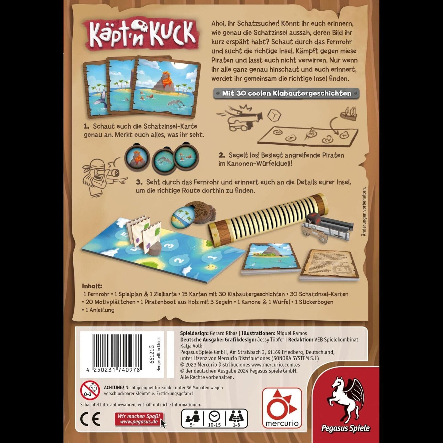 Käpt´n Kuck, Brettspiel