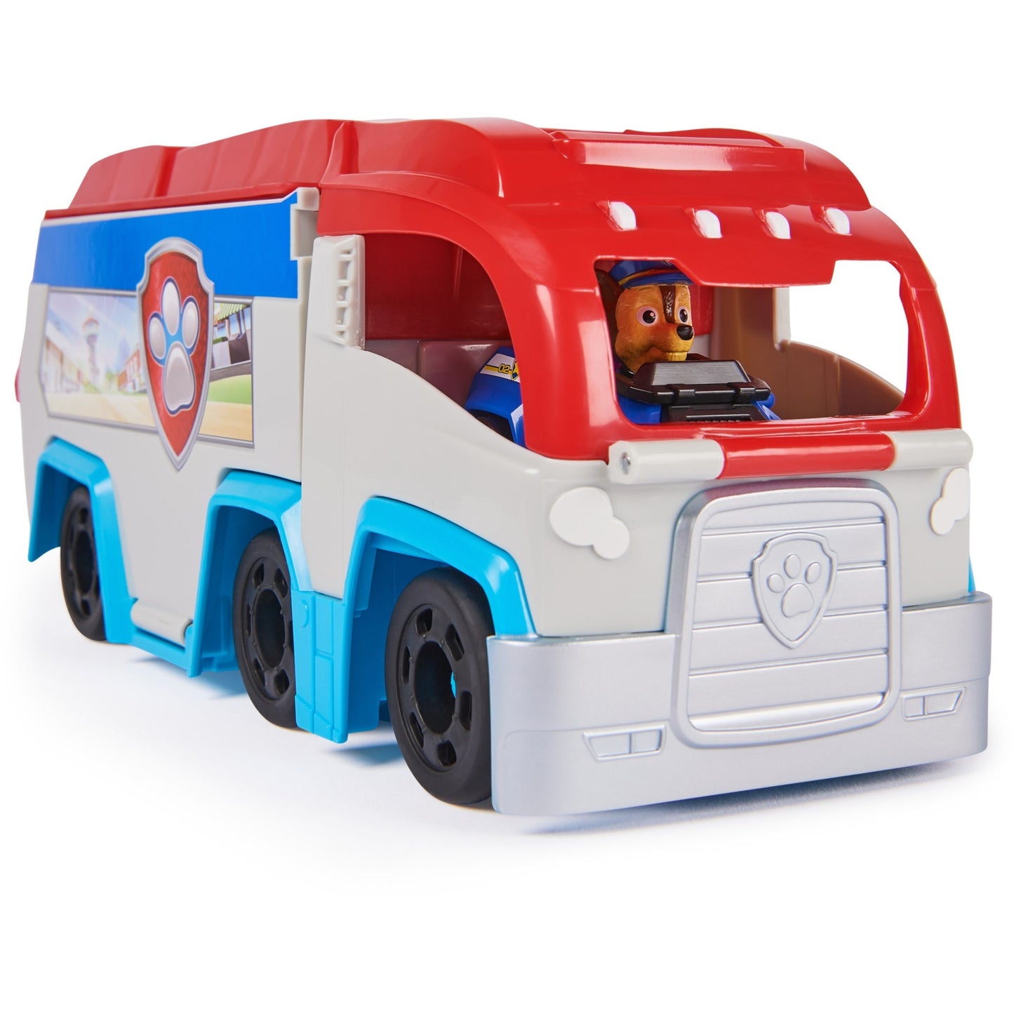 Spin Master Paw Patrol - Pup Squad Patroller mit Chase-Spielzeugauto, Spielfahrzeug