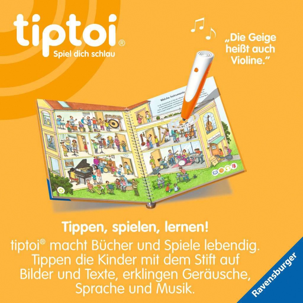 Ravensburger tiptoi Wieso? Weshalb? Warum? Wir entdecken die Musik