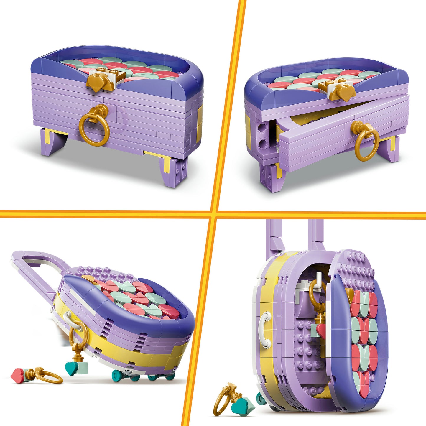 31391 Creator 3-in-1 Modische Tasche mit Staufach, Konstruktionsspielzeug