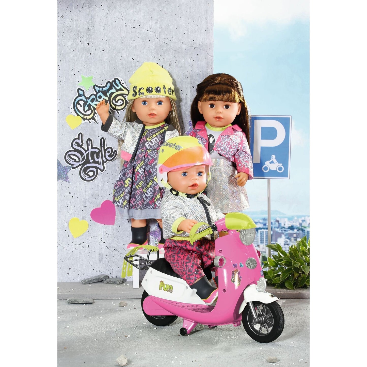 ZAPF Creation BABY born® E-Scooter Outfit 43cm