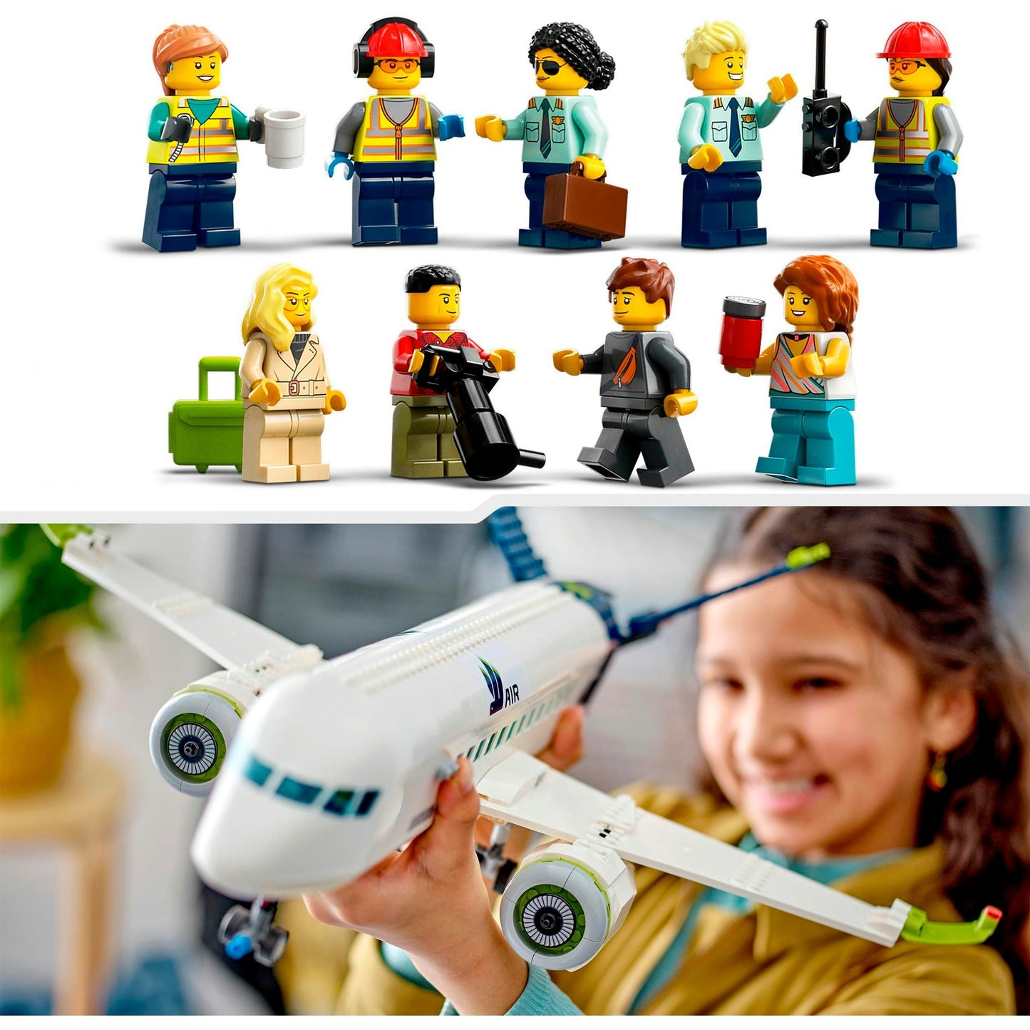 LEGO 60367 City Passagierflugzeug, Konstruktionsspielzeug