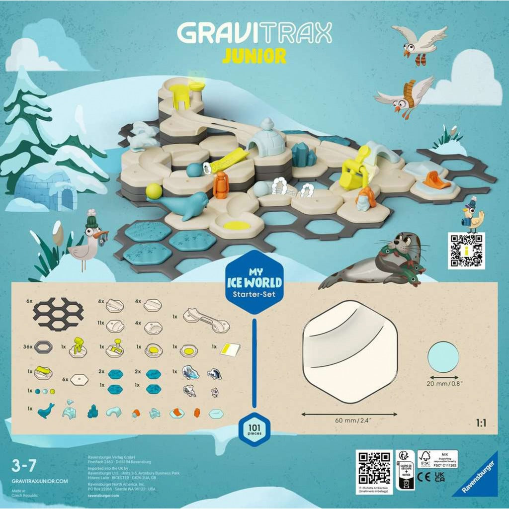 Ravensburger GraviTrax Junior Starter-Set L Ice, Bahn