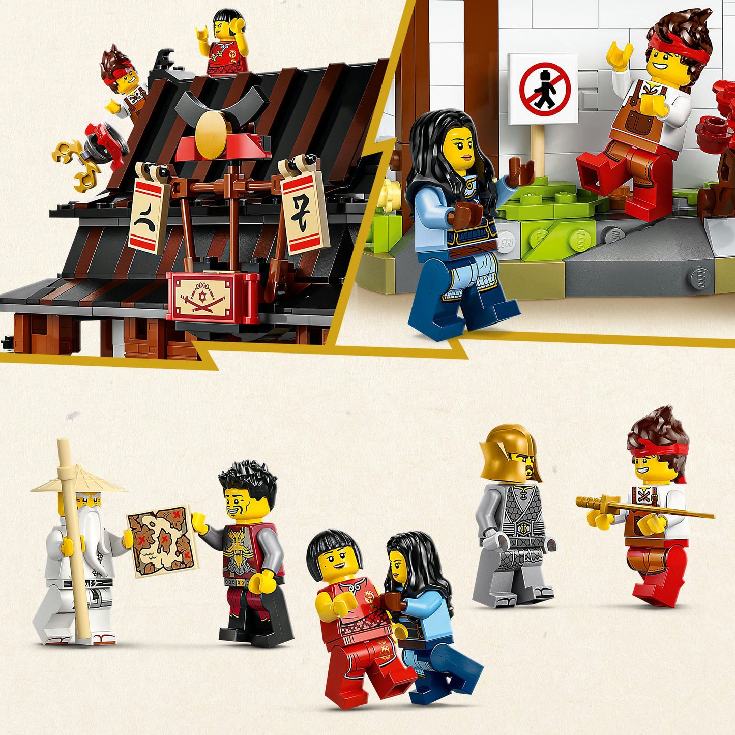 71858 Ninjago 15-jähriges Jubiläum der Vier-Waffen-Schmied, Konstruktionsspielzeug