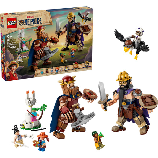75644 One Piece Woogey vs. Boogey - Riesen aus Little Garden, Konstruktionsspielzeug