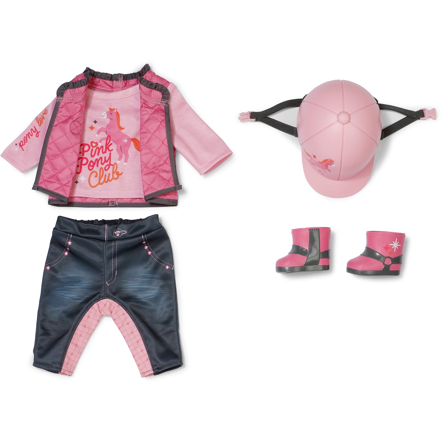 BABY born Reit Outfit 43cm, Puppenzubehör