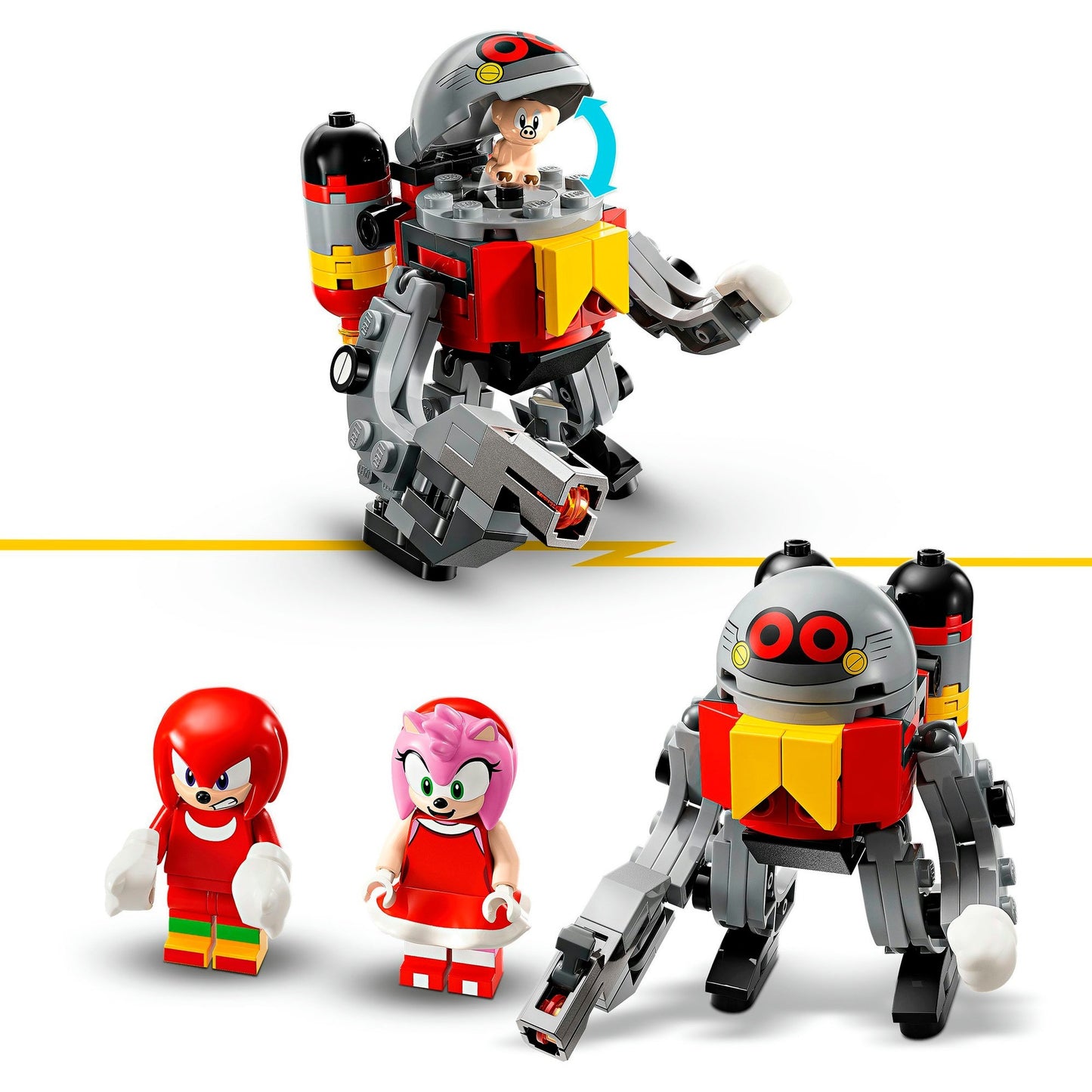 LEGO 76998 Sonic the Hedgehog Knuckles und der Schrein des Master Emerald, Konstruktionsspielzeug
