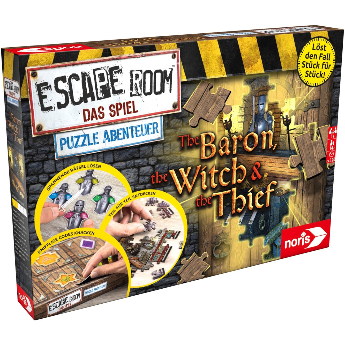 Noris Escape Room - Das Spiel Puzzle Abenteuer 2, Partyspiel