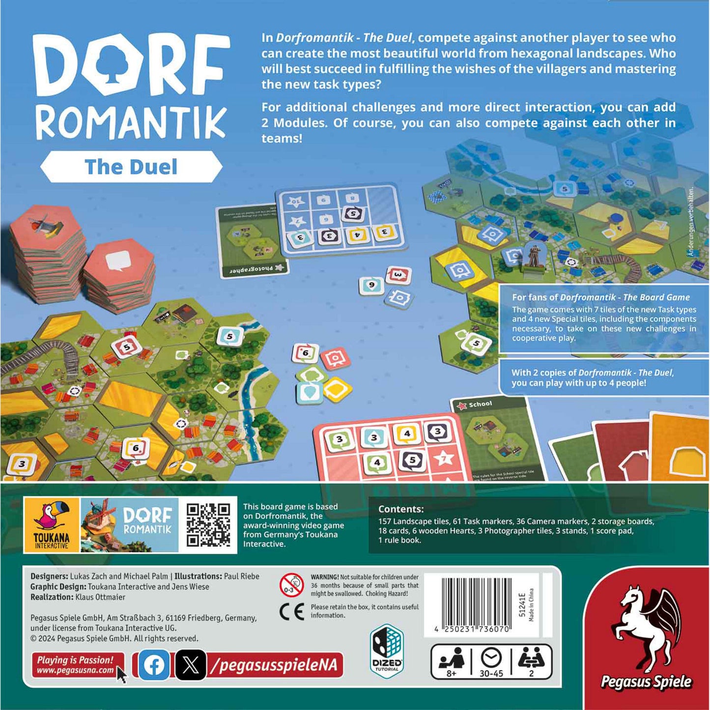 Dorfromantik - The Duel, Brettspiel