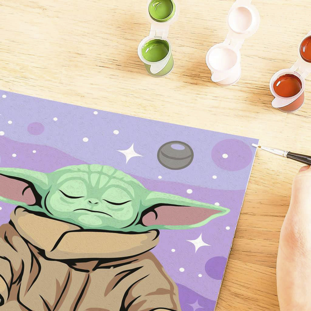 CreArt Star Wars - Meditierender Grogu, Malen