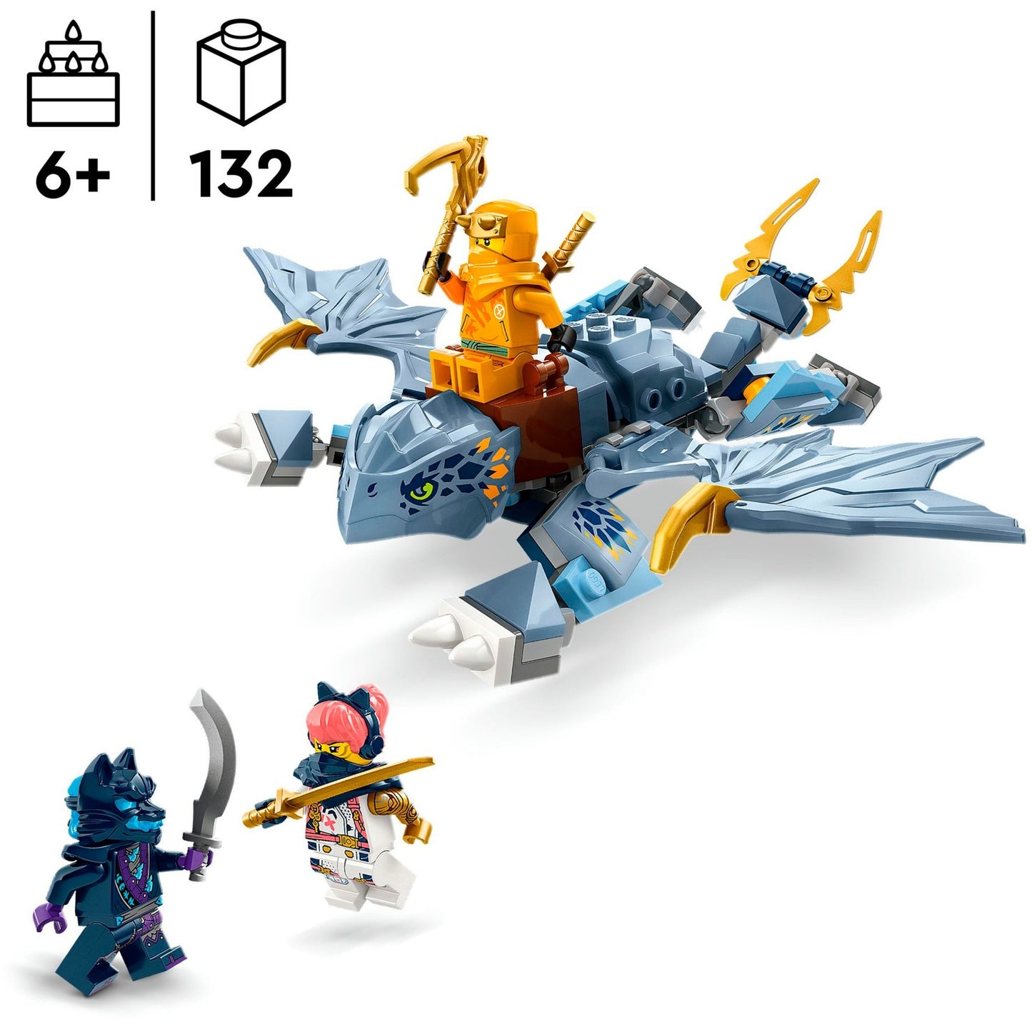 LEGO 71810 Ninjago Riyu der Babydrache, Konstruktionsspielzeug