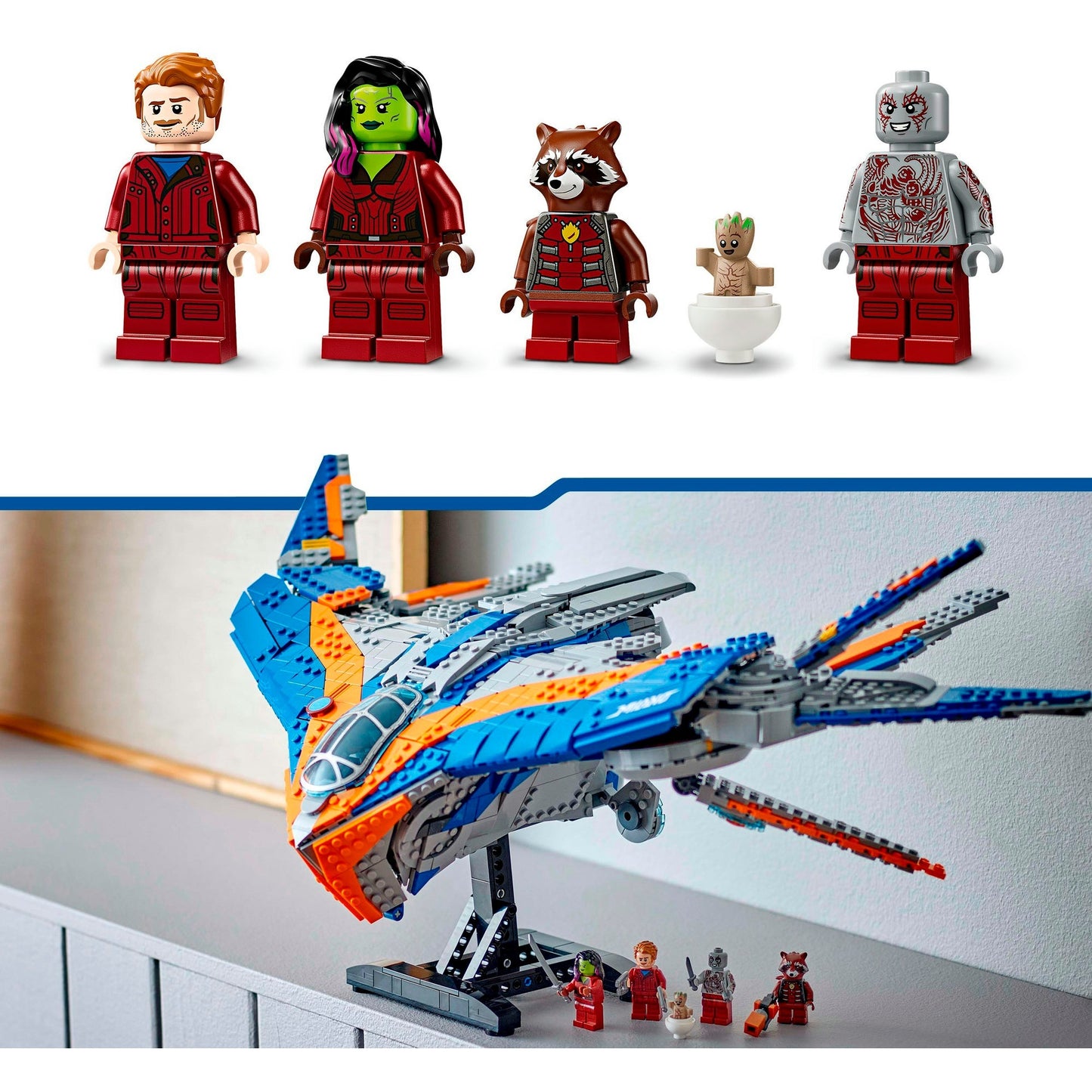 LEGO 76286 Marvel Super Heroes Guardians of the Galaxy: Die Milano, Konstruktionsspielzeug