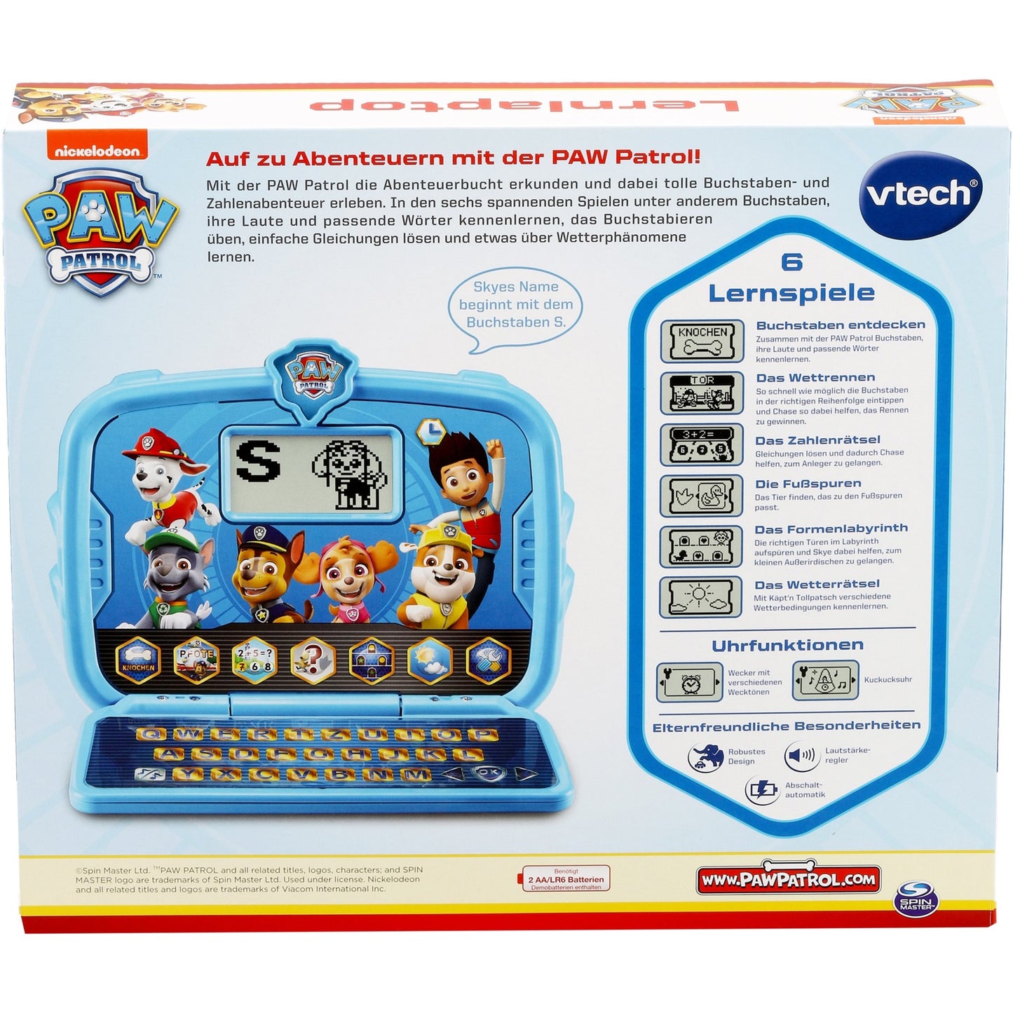 Vtech PAW Patrol Lernlaptop (blau)