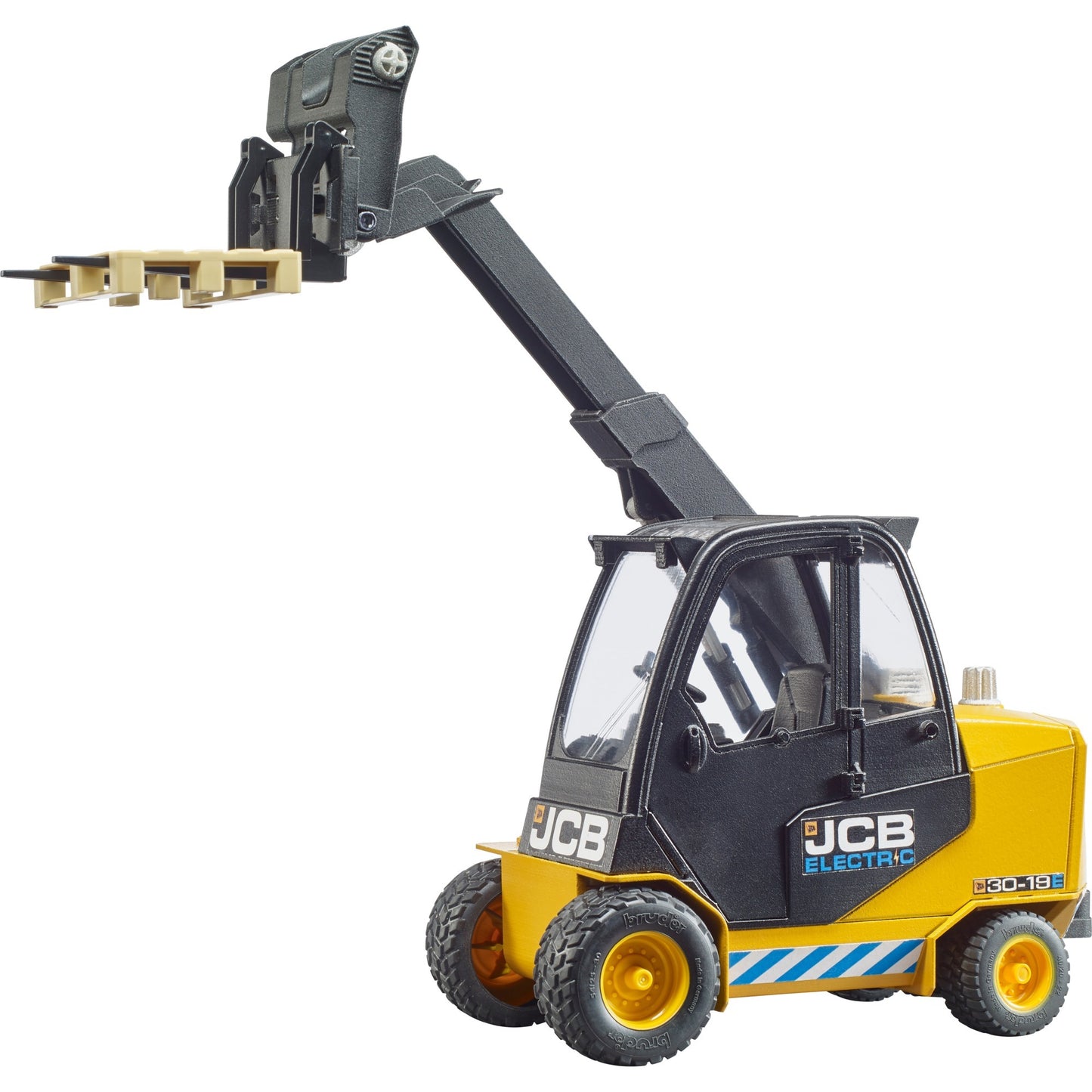 BRUDER JCB Teletruk mit Palette (gelb/schwarz)