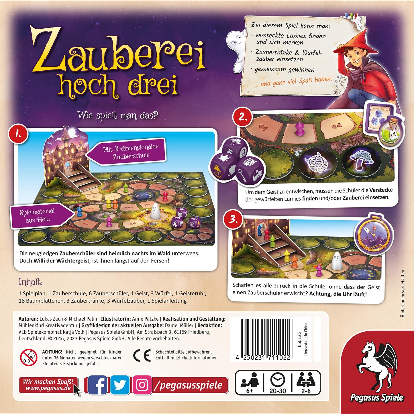 Zauberei hoch drei, Brettspiel