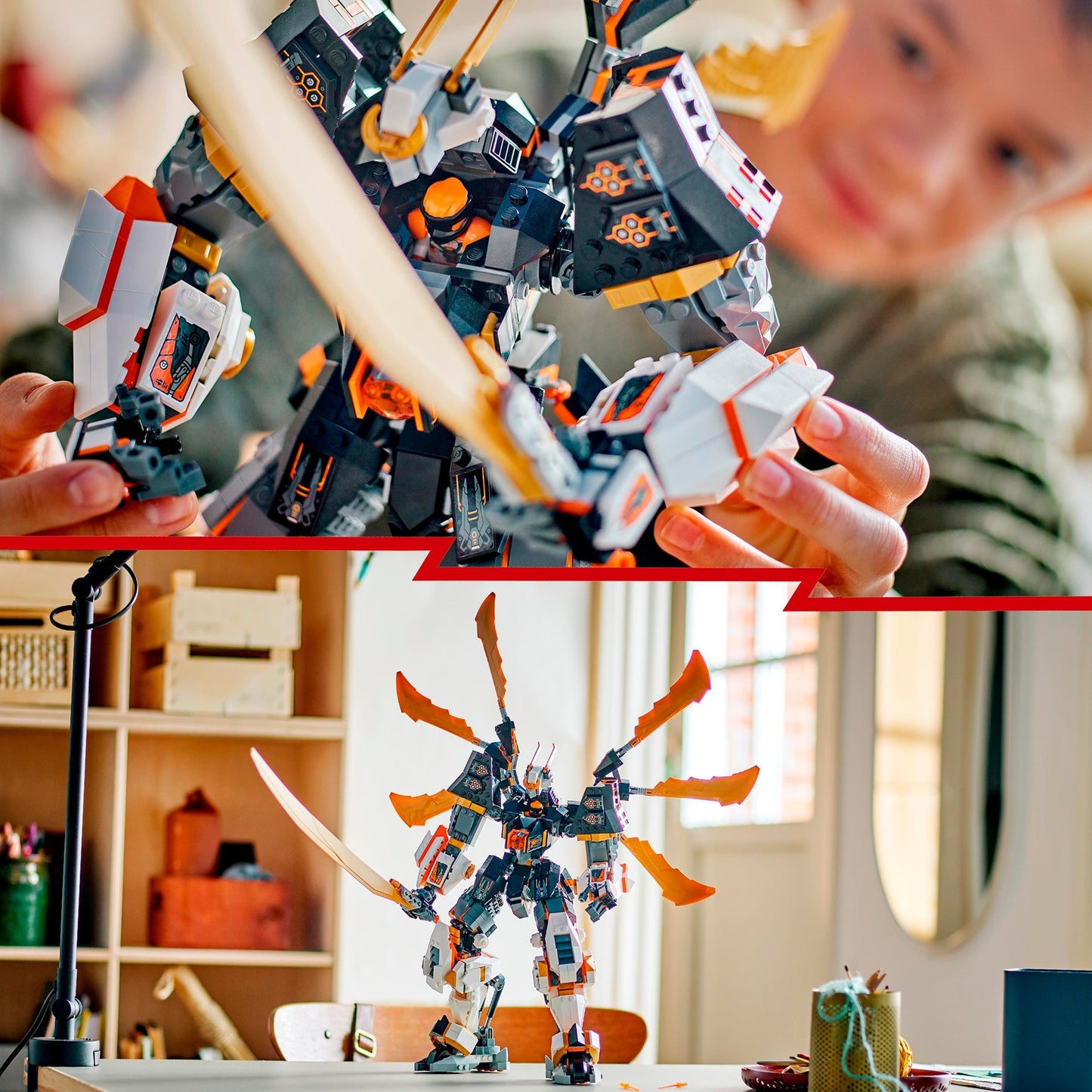 LEGO 71821 Ninjago Coles Titandrachen-Mech, Konstruktionsspielzeug