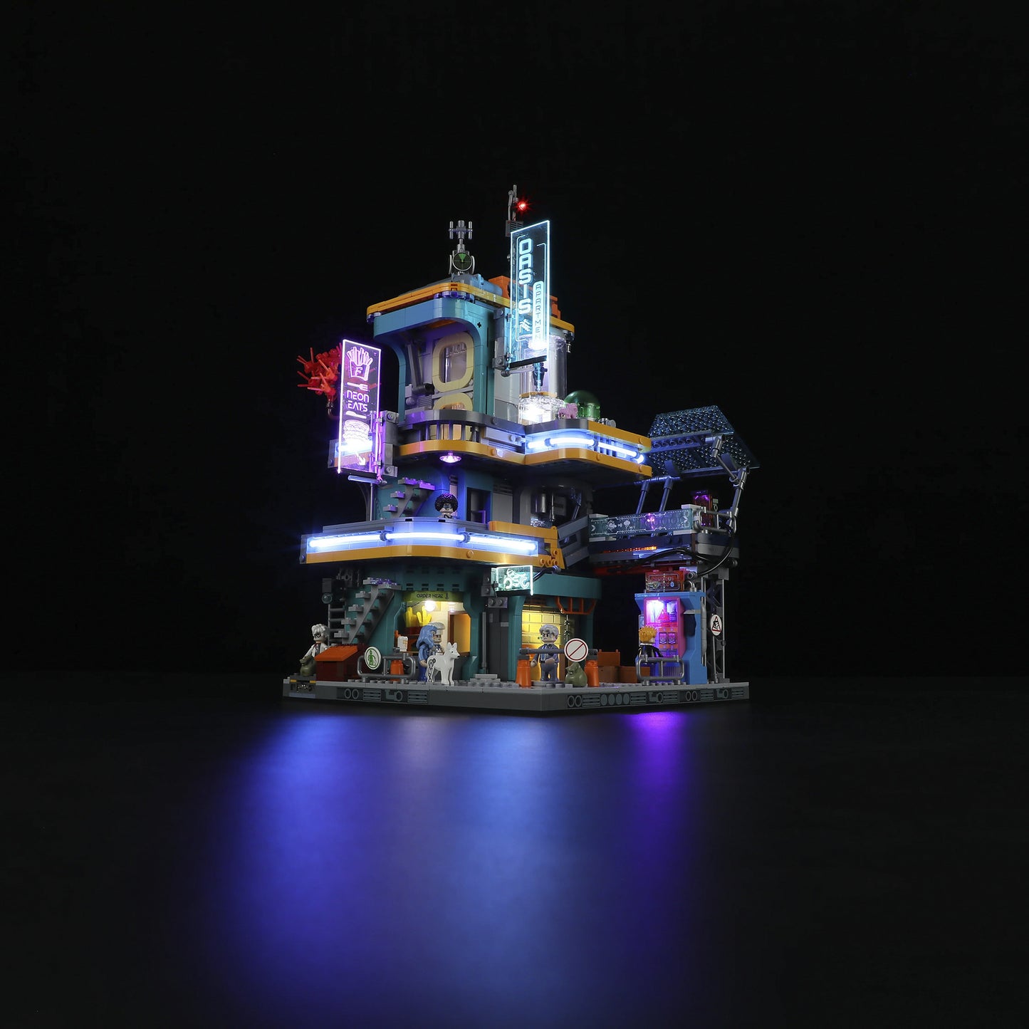 Cyberpunk Neoncity - Apartment, Konstruktionsspielzeug