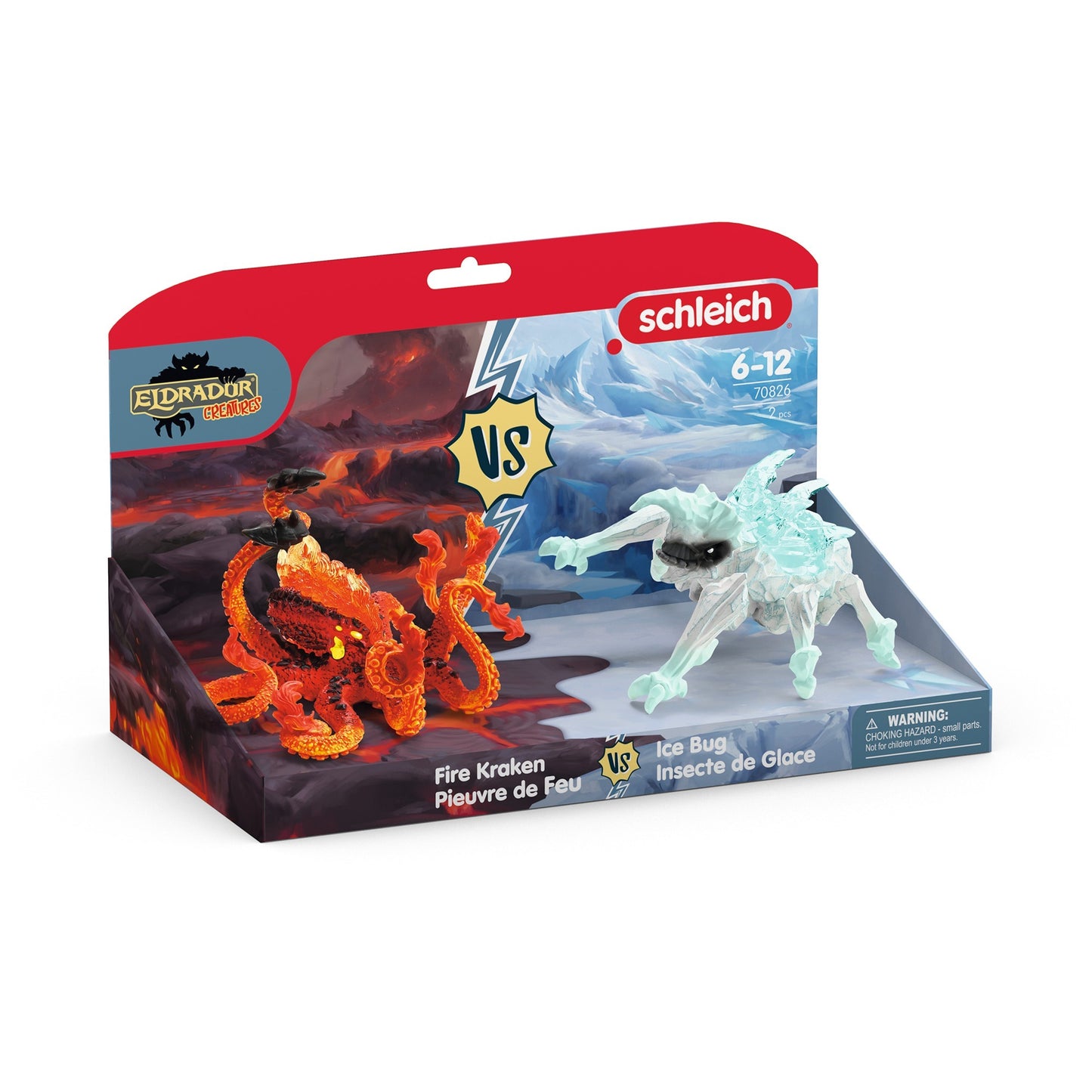 Schleich Eldrador Creatures Eiskäfer vs. Feuerkrake