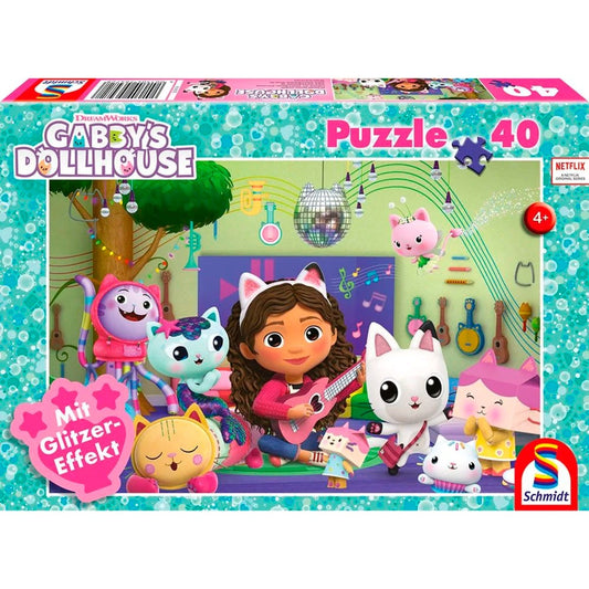 Schmidt Spiele Gabby's Dollhouse: Miau-ziger Partyspass (40 Teile)