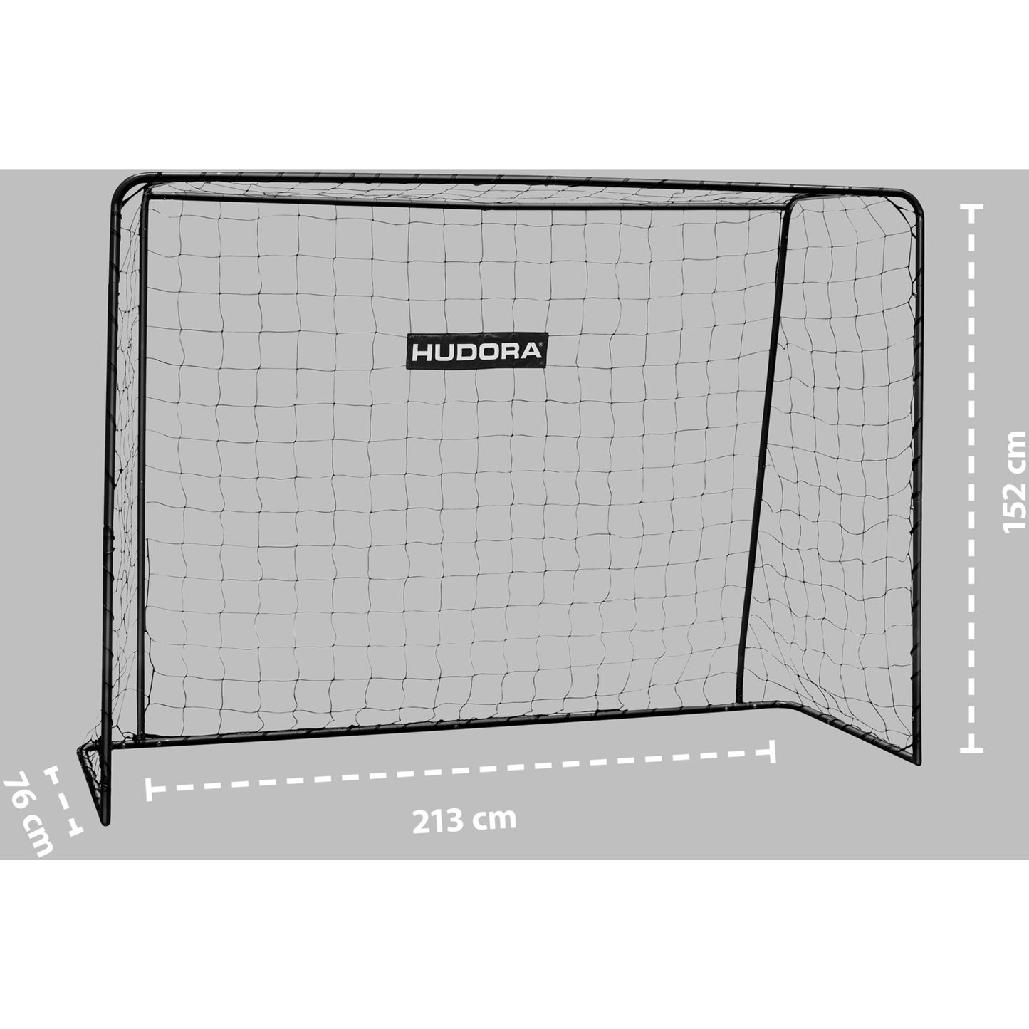 Hudora Fussballtor Solid 25 (schwarz)