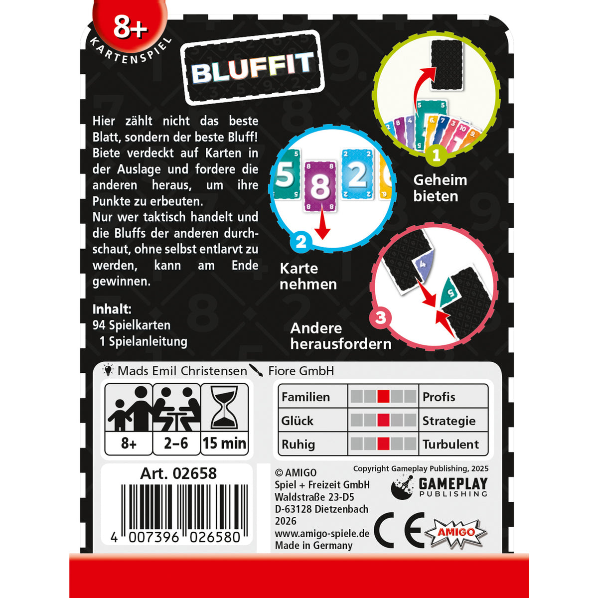 BLUFFIT, Kartenspiel