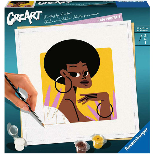CreArt - Damenportrait, Malen
