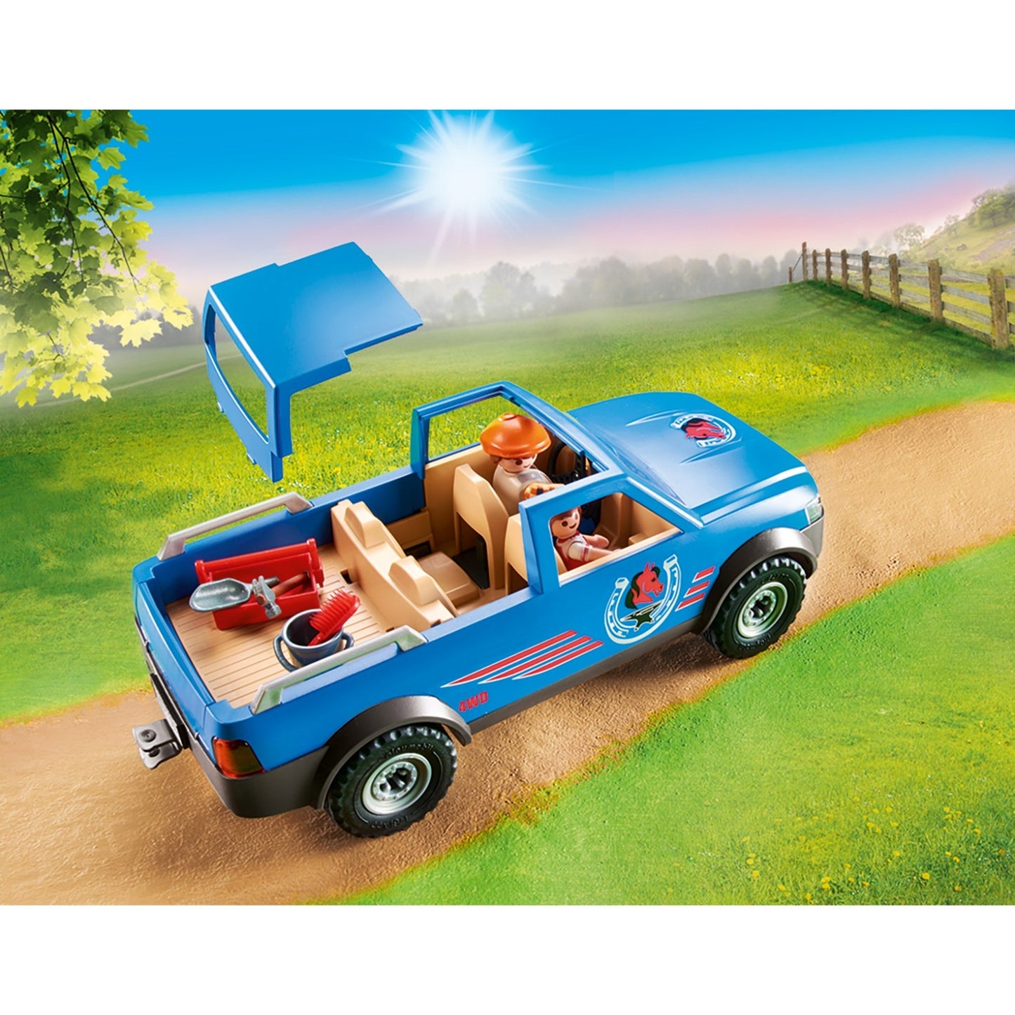 PLAYMOBIL 70518 Country Mobiler Hufschmied, Konstruktionsspielzeug