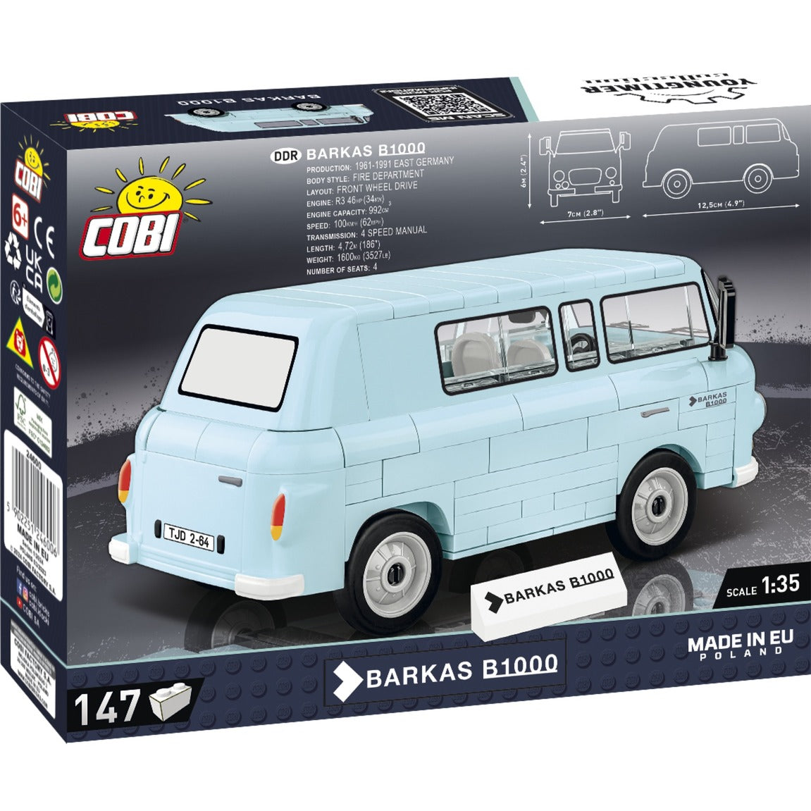 Barkas B1000, Konstruktionsspielzeug