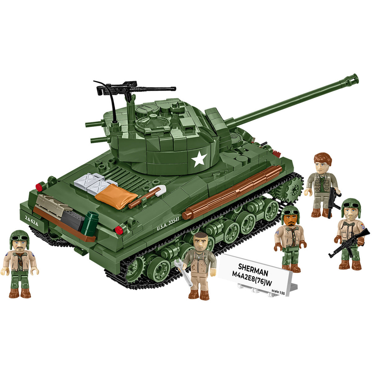 Sherman M4A2E8(76)W, Konstruktionsspielzeug