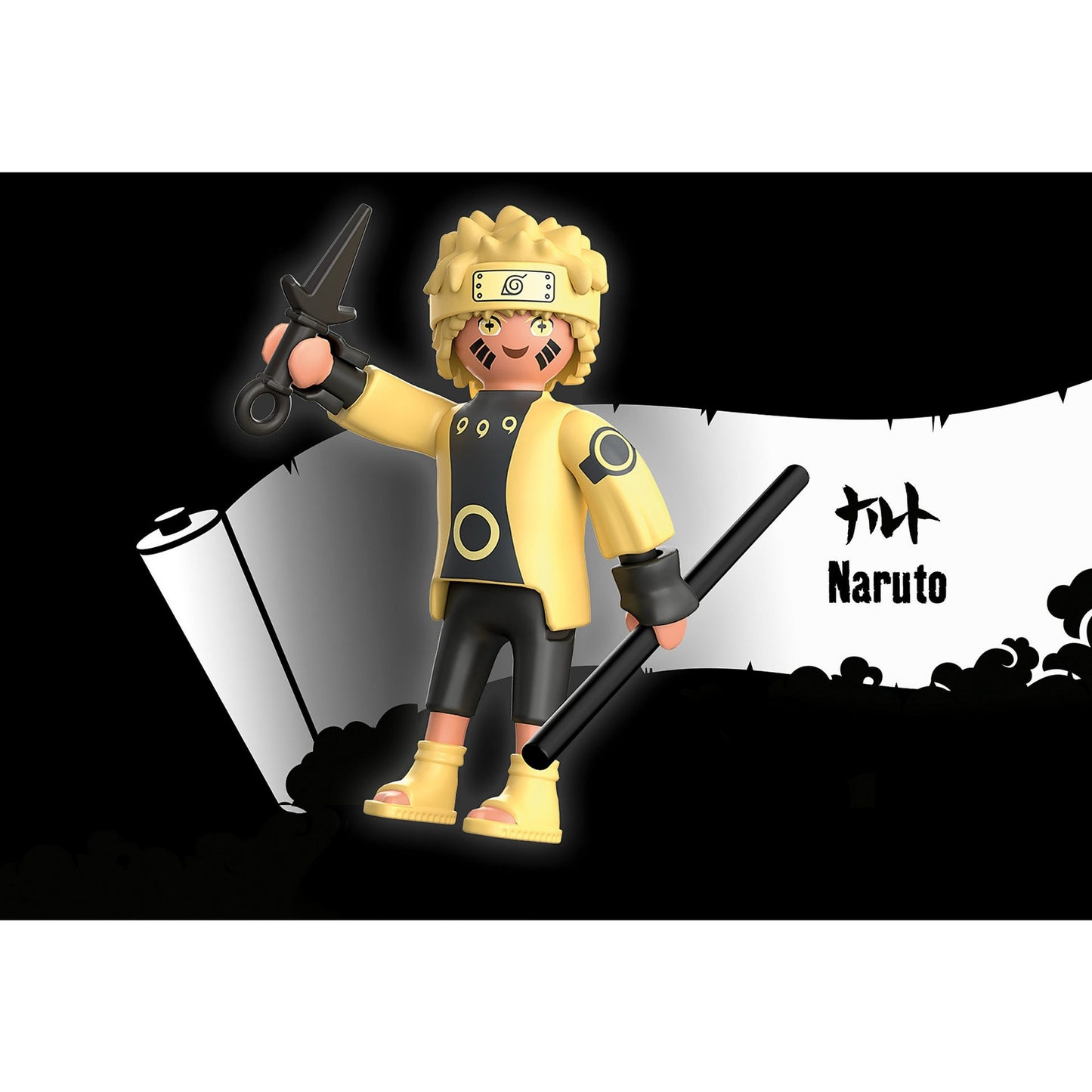 PLAYMOBIL 71100 Naruto Shippuden - Naruto Rikudou Sennin Mode, Konstruktionsspielzeug