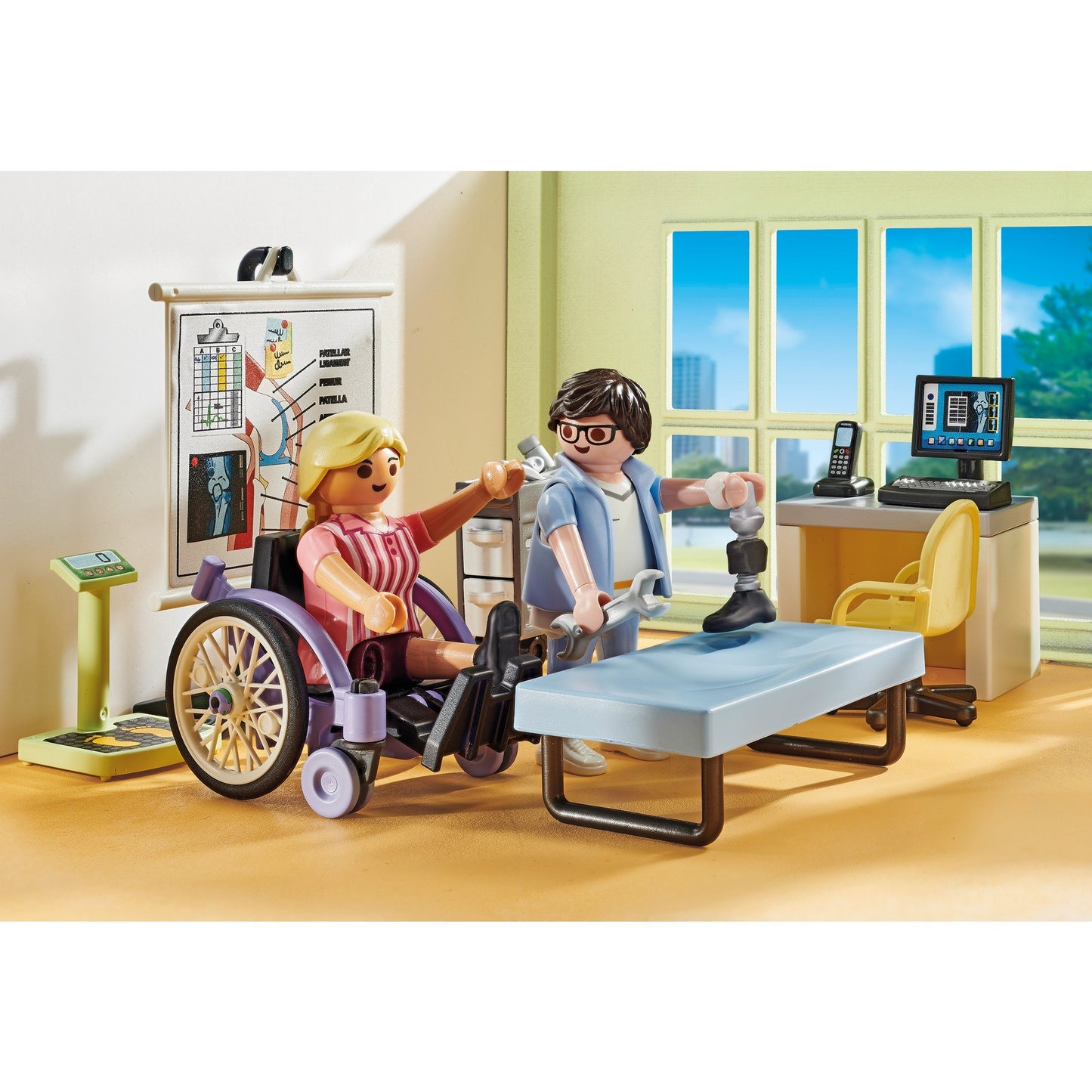 PLAYMOBIL 71617 Action Heroes Orthopädie, Konstruktionsspielzeug