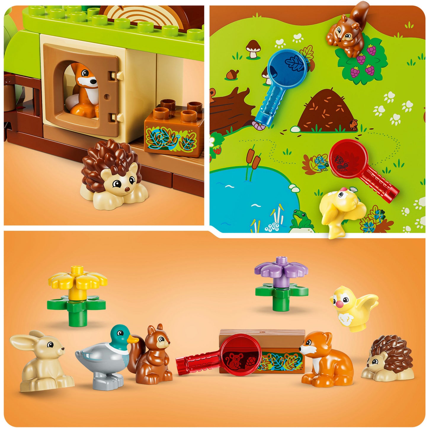 10480 DUPLO Town Wald mit wilden Tieren, Konstruktionsspielzeug