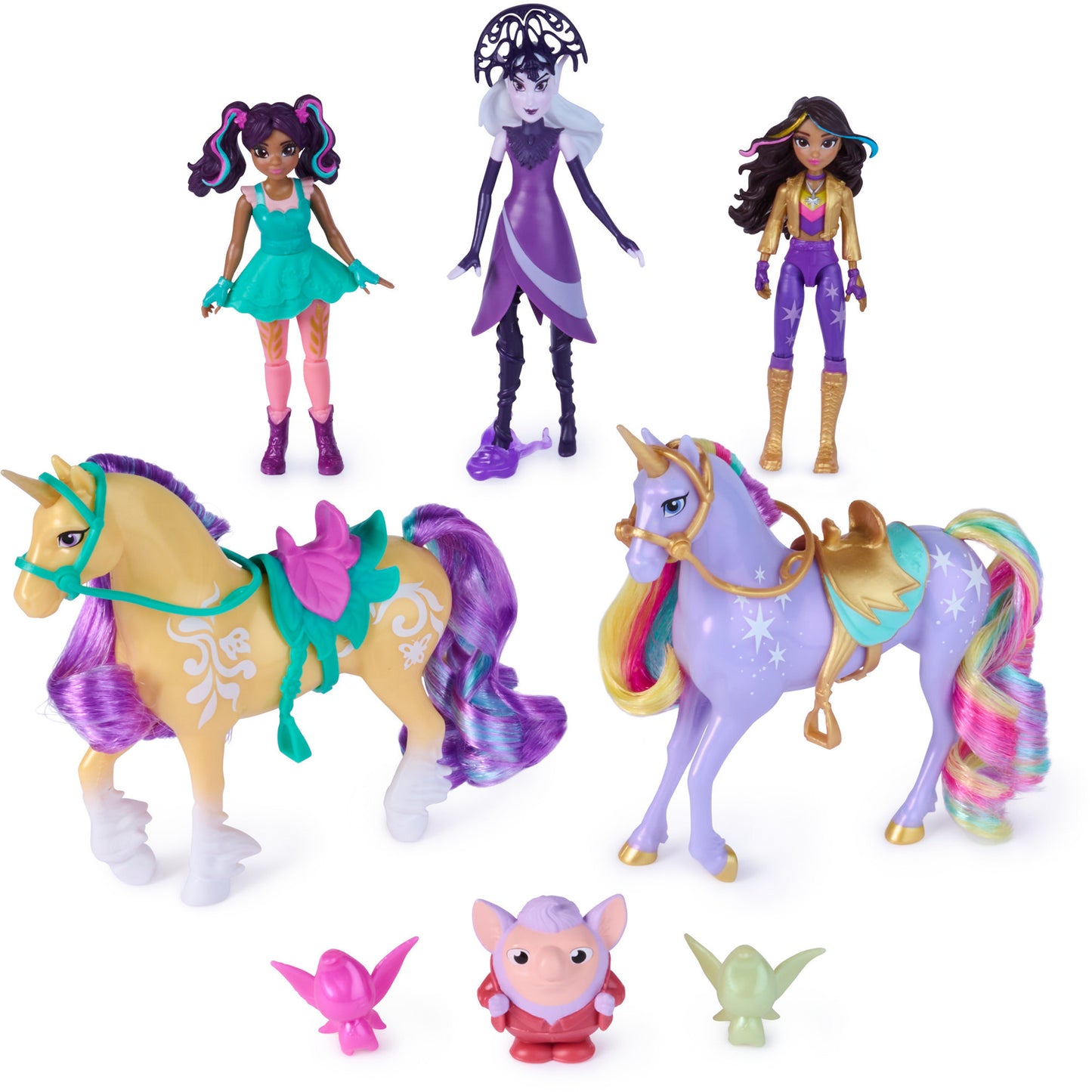 Unicorn Academy - Abenteuer-Set, mit Ravenzella, Sophia, Ava, Wildstar, Leaf, Spielfigur