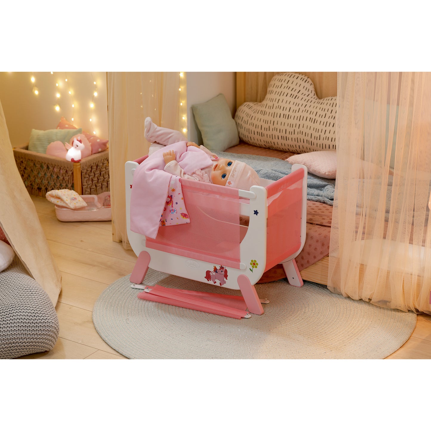 BABY born Beistellbett Einhorn, Puppenzubehör