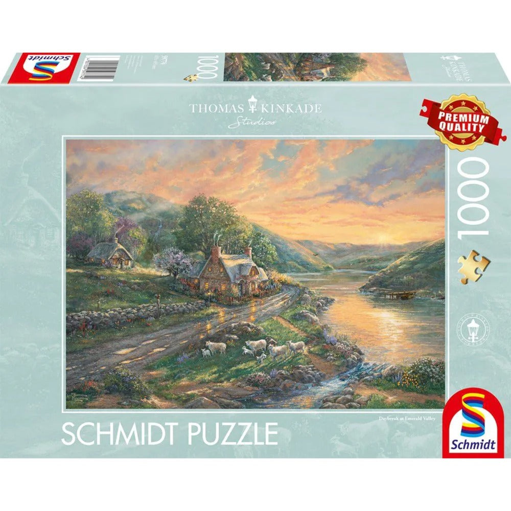 Schmidt Spiele Thomas Kinkade Studios: Tagesanbruch im Emerald Valley (1000 Teile)