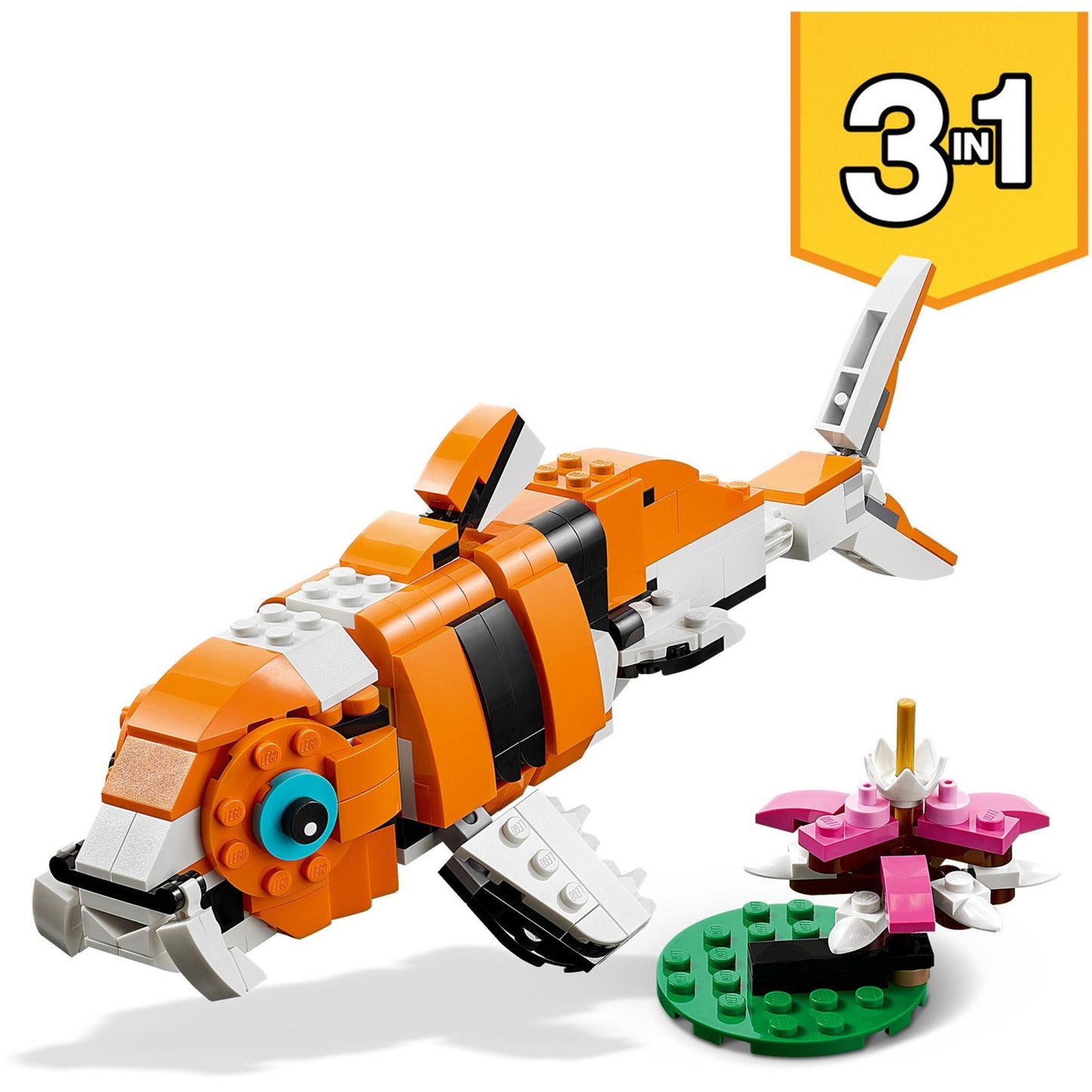 LEGO 31129 Creator 3-in-1 Majestätischer Tiger, Konstruktionsspielzeug