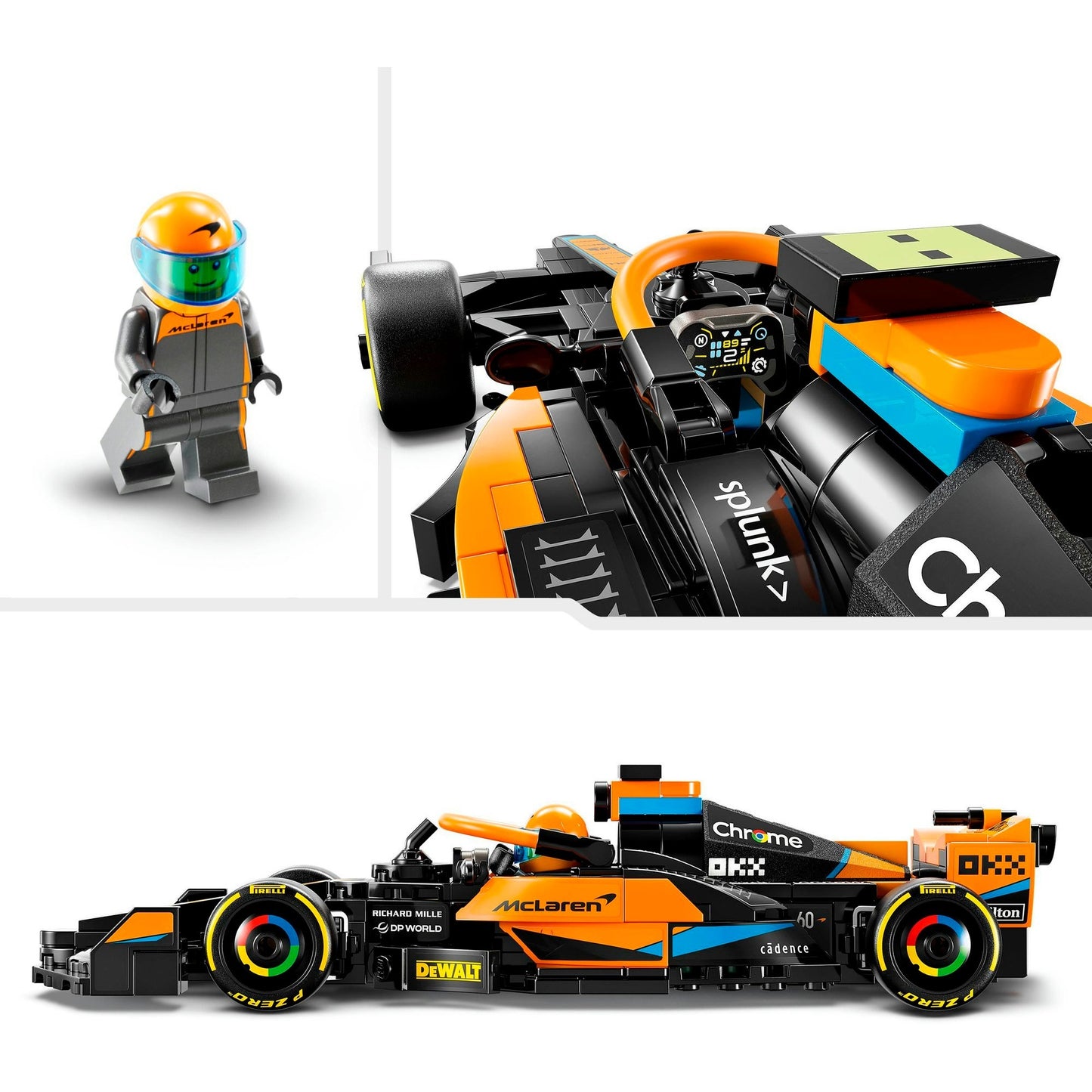 LEGO 76919 Speed Champions McLaren Formel-1 Rennwagen 2023, Konstruktionsspielzeug