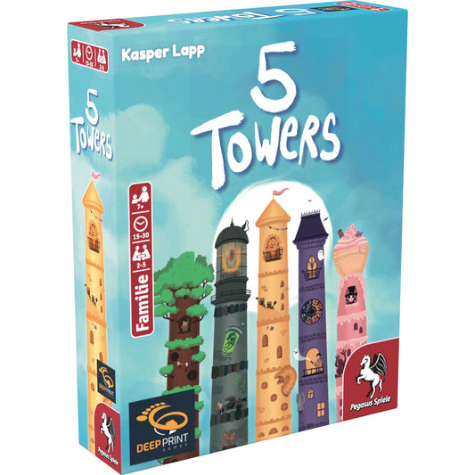 Deep Print Games: 5 Towers, Kartenspiel