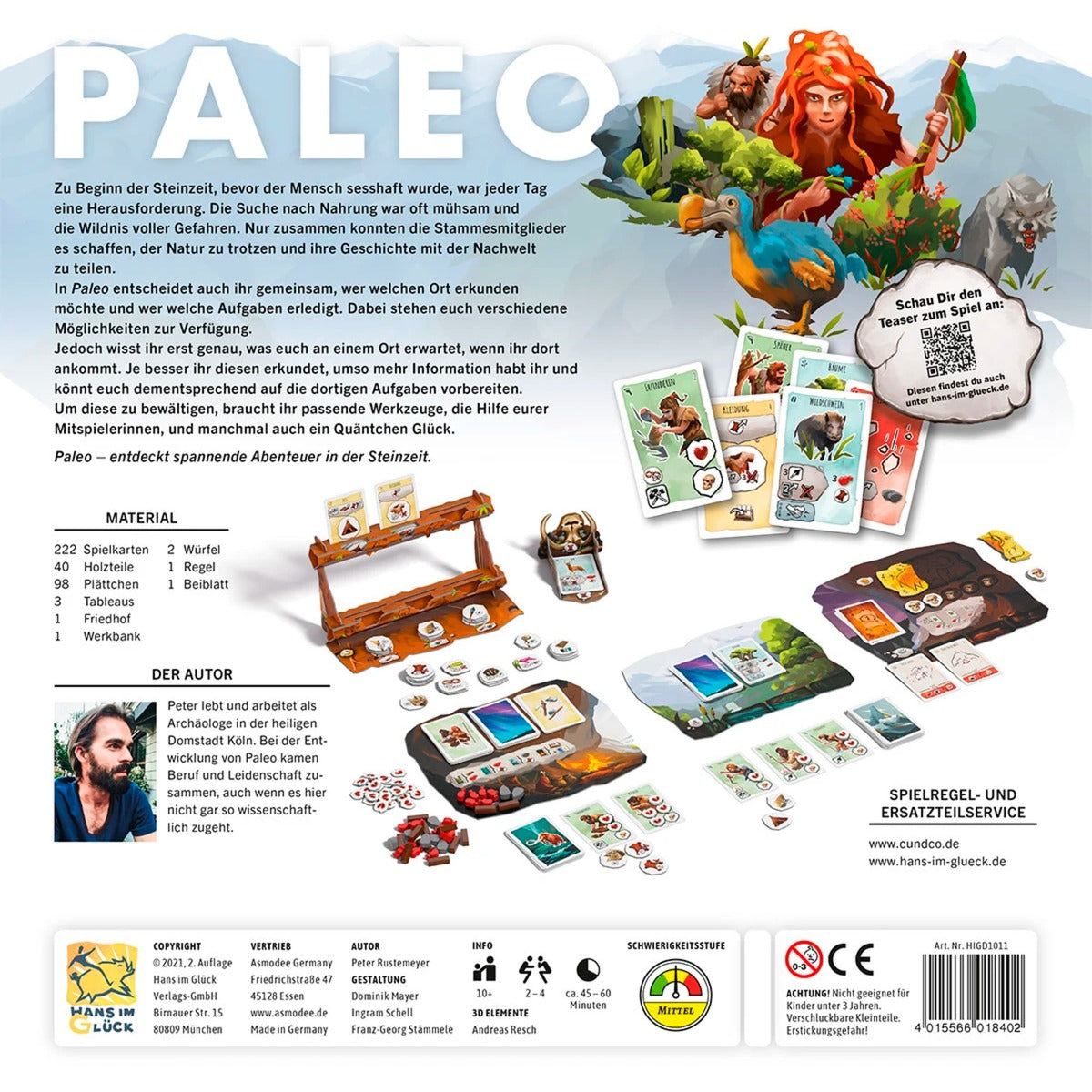 Asmodee Paleo, Brettspiel