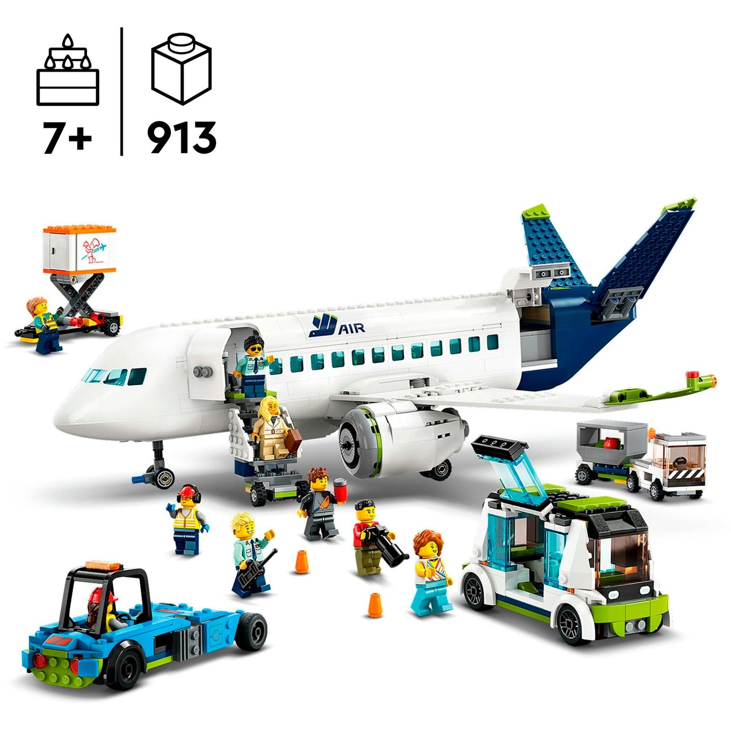 LEGO 60367 City Passagierflugzeug, Konstruktionsspielzeug