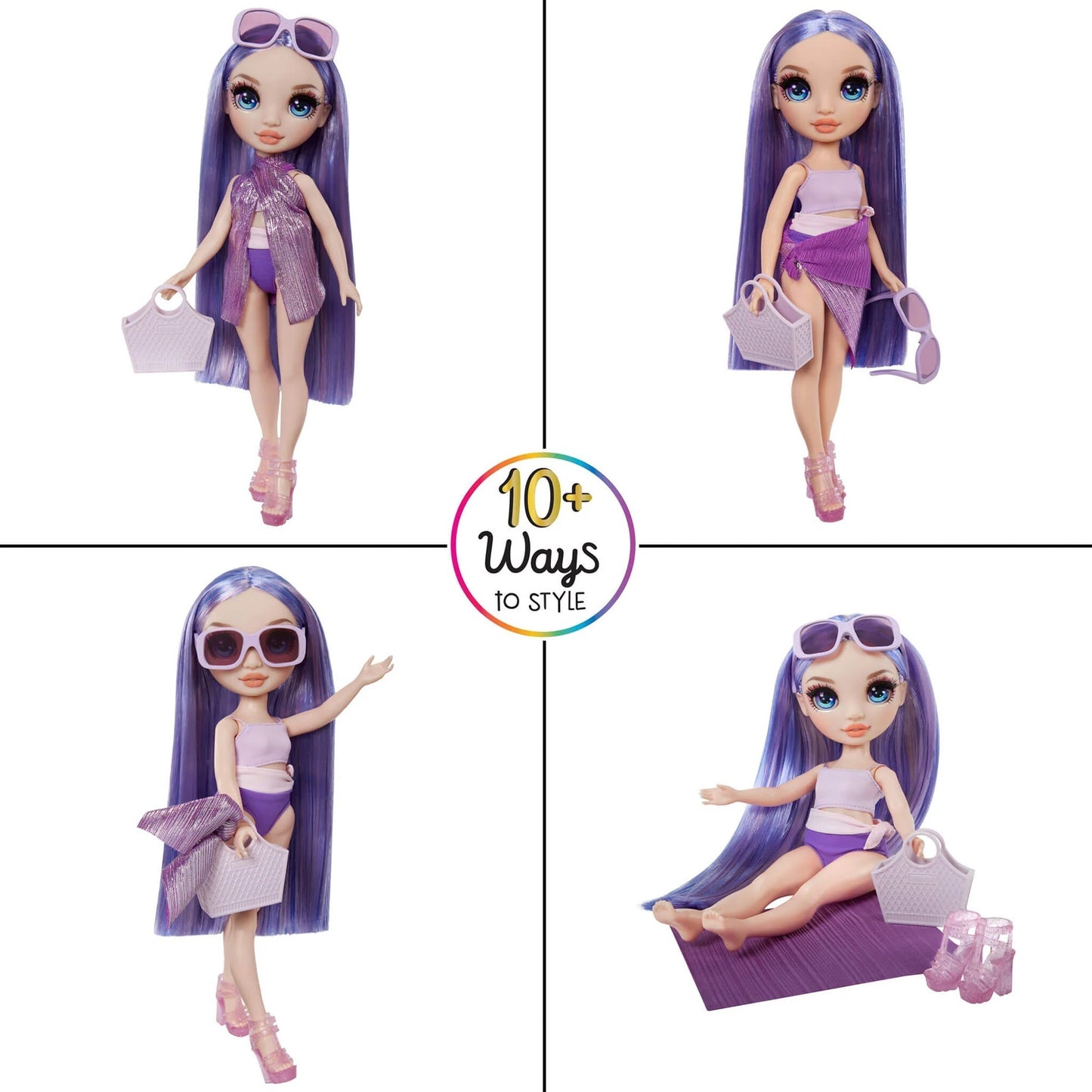 MGA Entertainment Rainbow High Swim & Style - Violet (Purple)