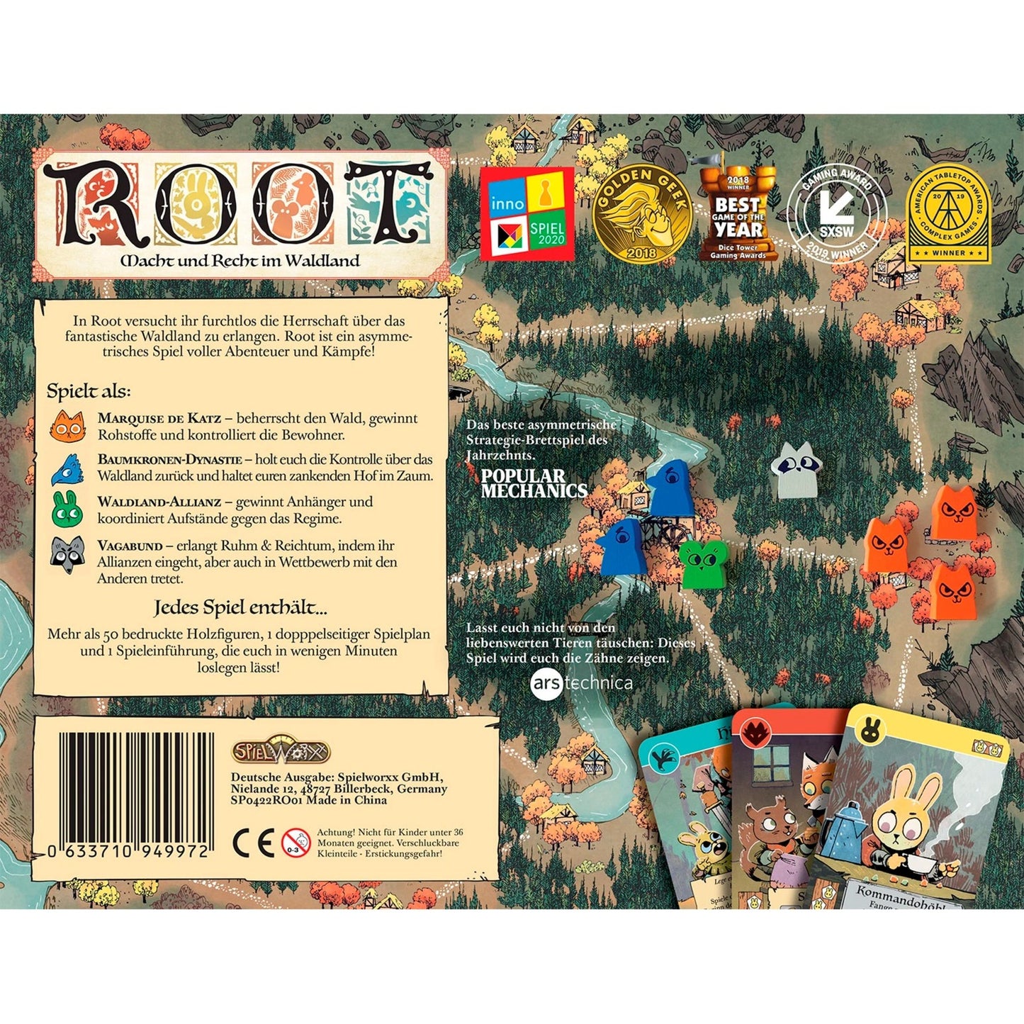 Asmodee Root, Brettspiel