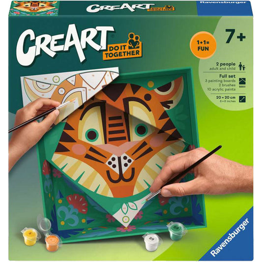 CreArt Do it together - Tiger, Malen
