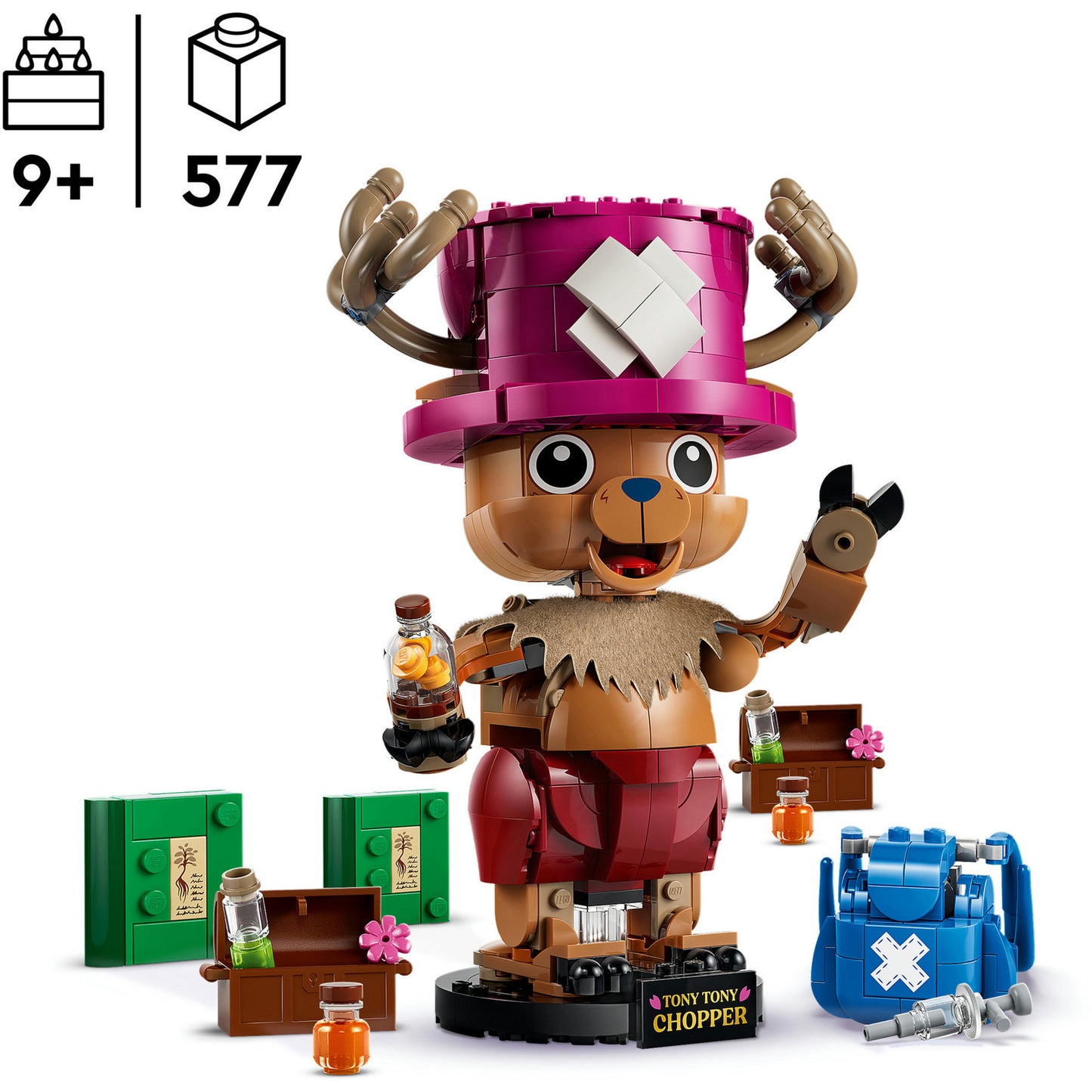 75643 One Piece Tony Tony Chopper, Konstruktionsspielzeug