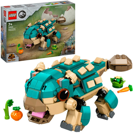 LEGO 76962 Jurassic World Baby Bumpy: Ankylosaurus, Konstruktionsspielzeug