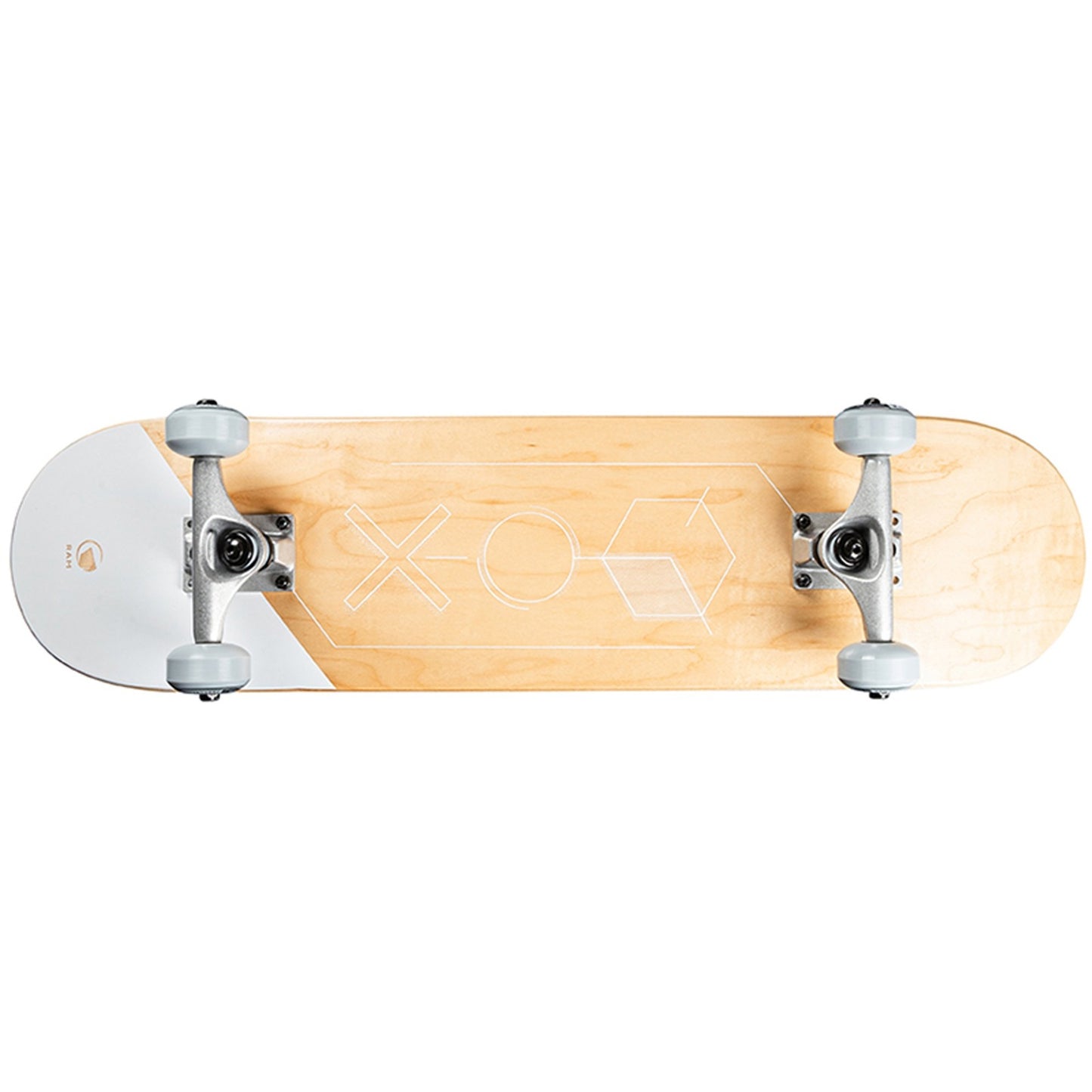 RAM Skateboard Signo blanc de blanc (grau/weiss)